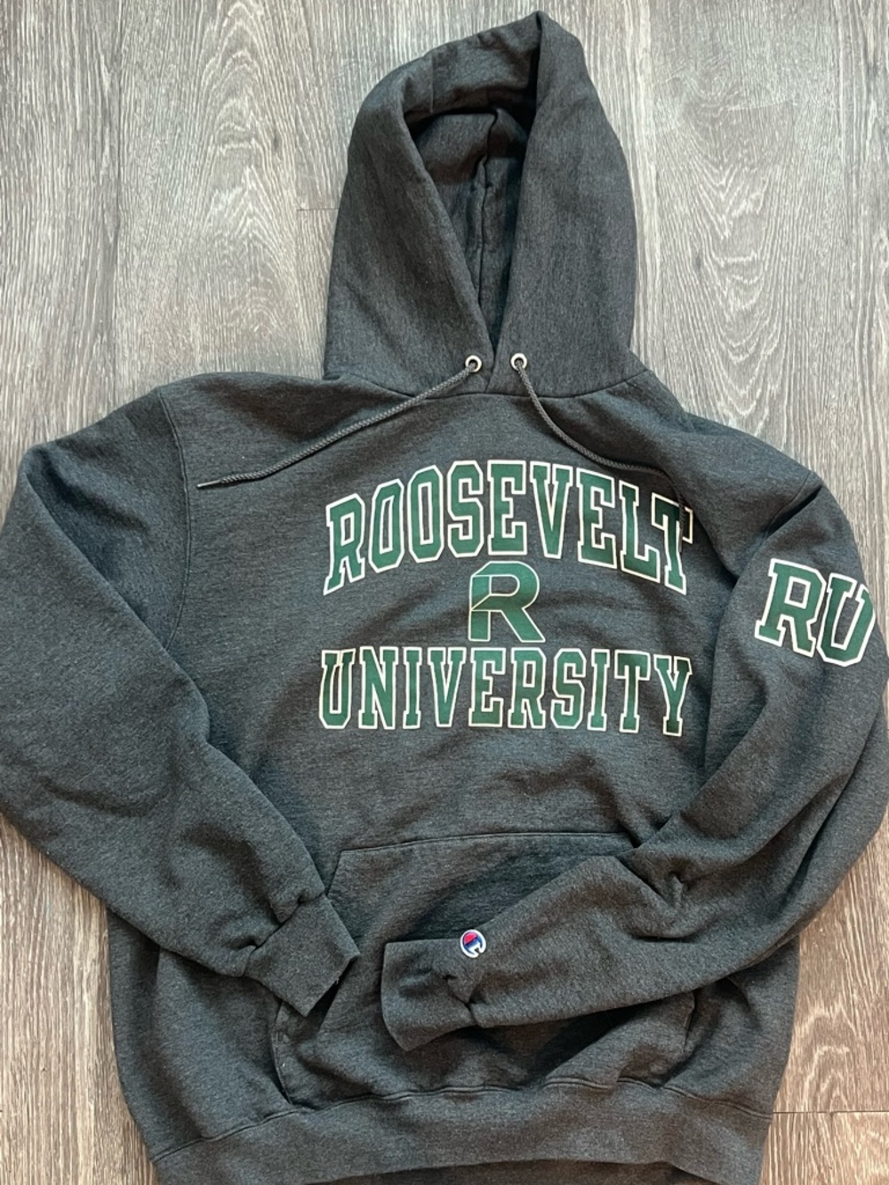 Champion Charcoal Gray Roosevelt University Hoodie